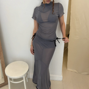 Tulip skirt w undergarment grey
